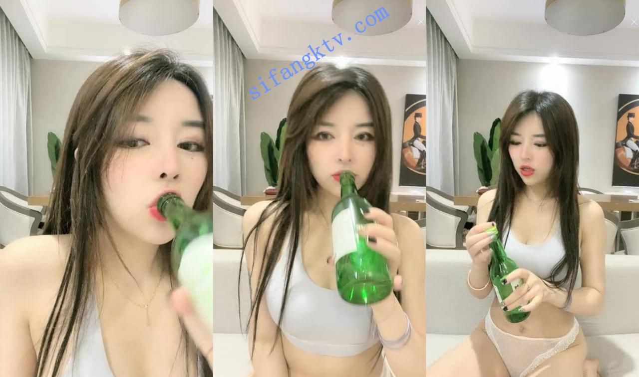 高颜值胸模学生妹 小雅小雅 酒后发骚 极品美乳秀出诱惑 图 03