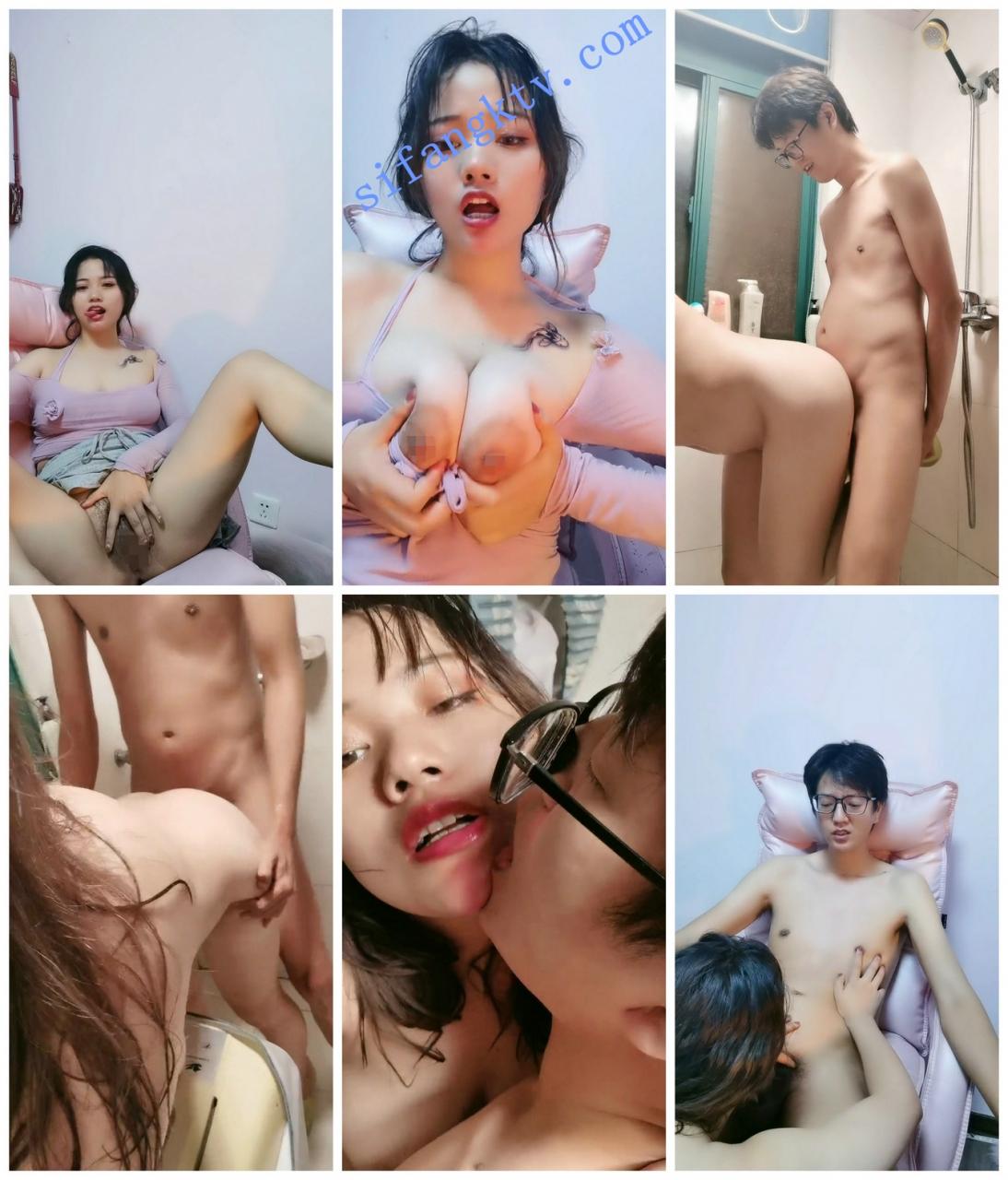 情侣 开心99 合集,骚骚大奶妹与眼镜男的爱情故事 图 08