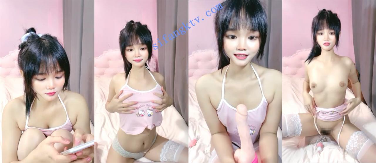 清纯娃娃脸 九浅 反差骚!肥大的阴唇阴毛旺盛 首上道具 图 01