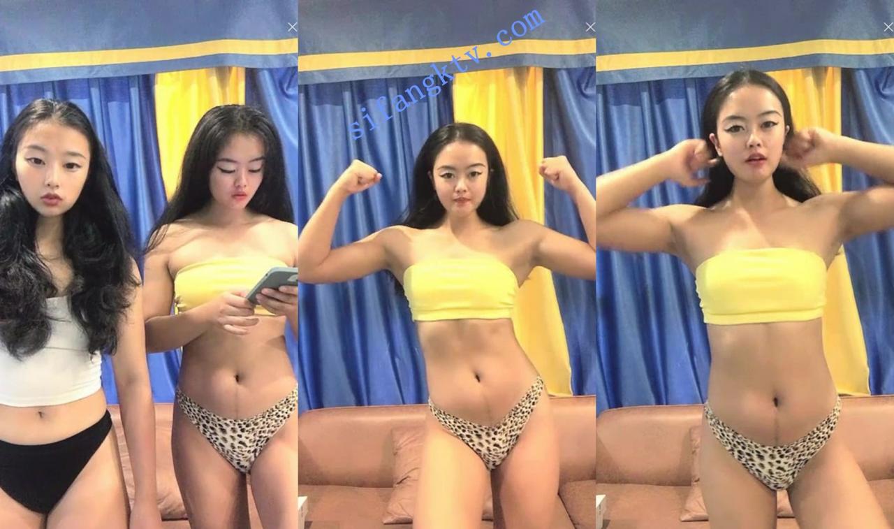 2个健美小姐姐 是铁铁啊 一边看美国大片 一边拿跳蛋自慰 图 01