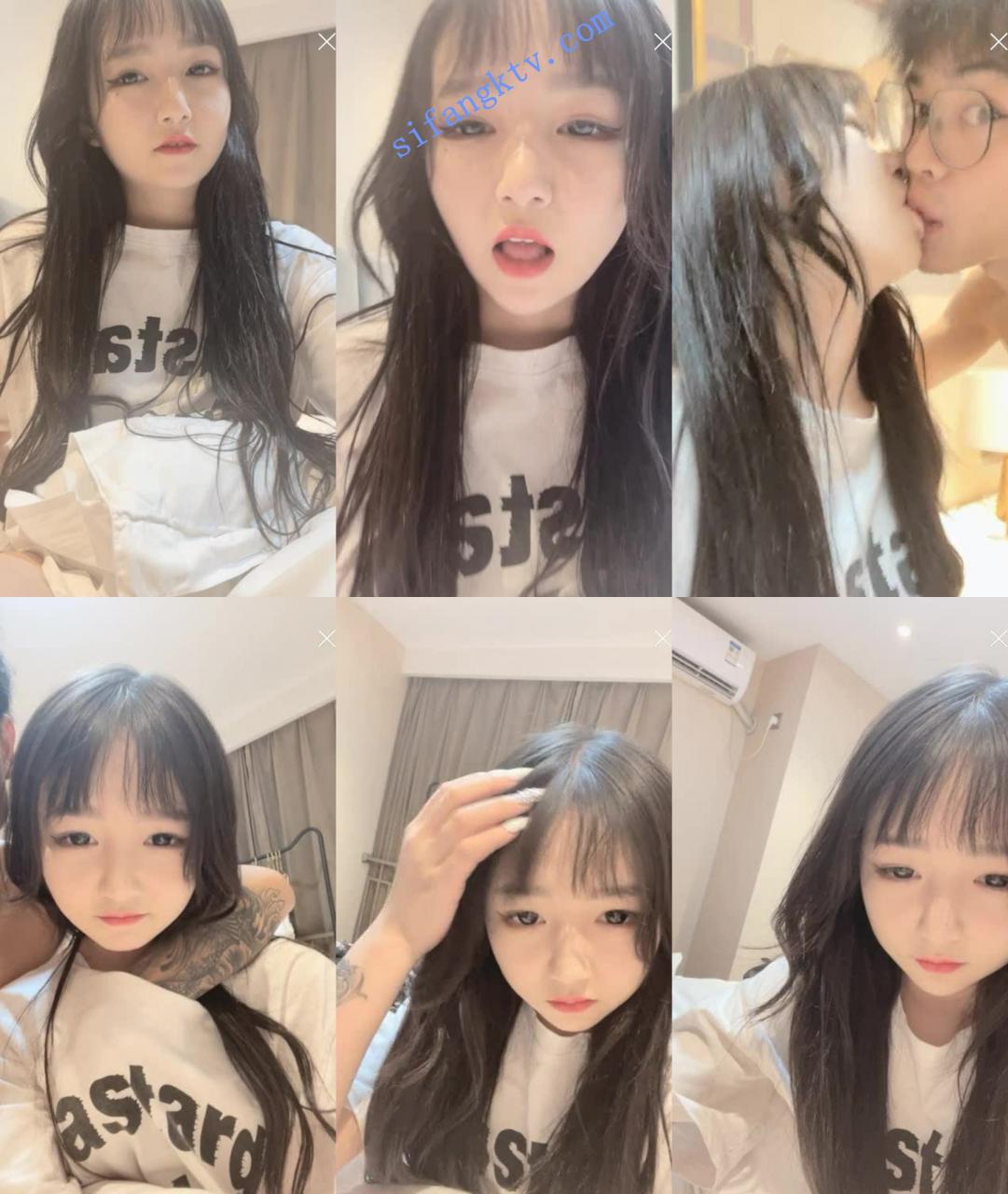 高颜值00后小情侣 爱哭的小鬼 全身粉嫩 酒店无套内射 图 01