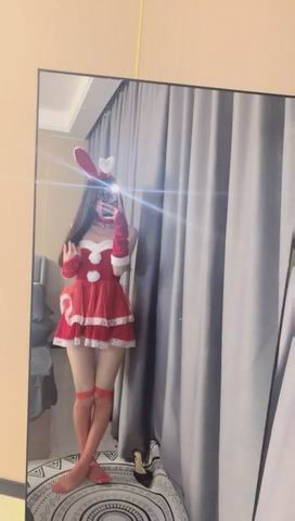泡泡咕 12.9圣诞麋鹿装极品小仙女超嗲娃娃音粉嫩诱惑 图 03