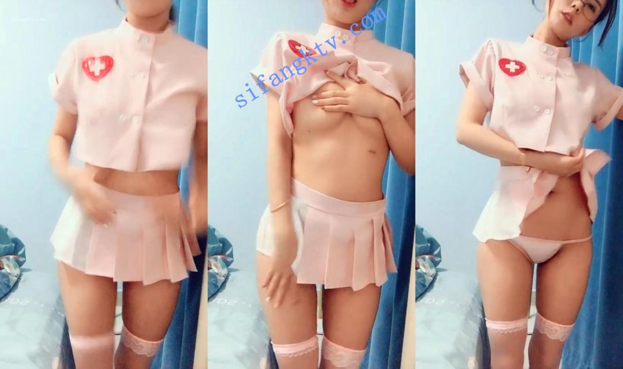 ₩ 喵喵是个猫 带眼镜的气质白皙美女自慰啪啪 图 01