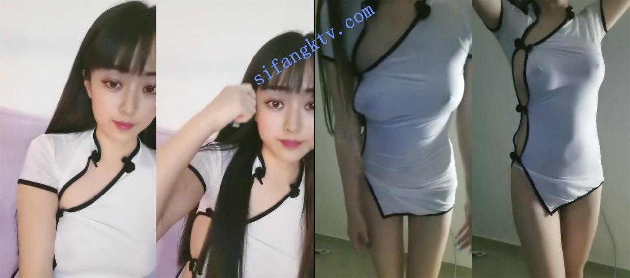 新人气质女神 情趣旗袍 细腰白嫩美乳掰开小穴粉嫩超紧致 图 01