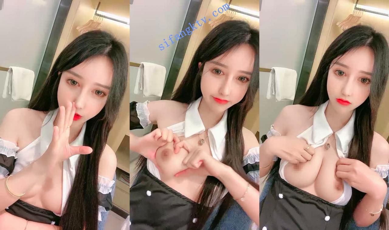 ₩ 月吗 漂亮宝贝蜜桃臀摸奶黑丝翘臀极品诱惑 图 01