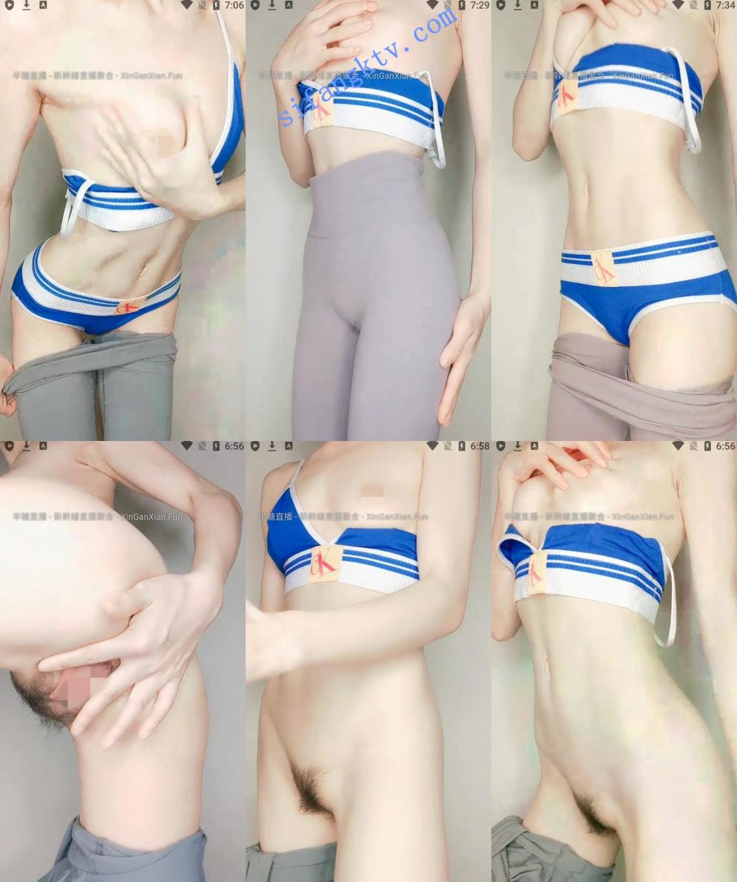 嘟什丽人 练瑜伽的美少女,穿着健身裤包的紧紧的超棒 图 02