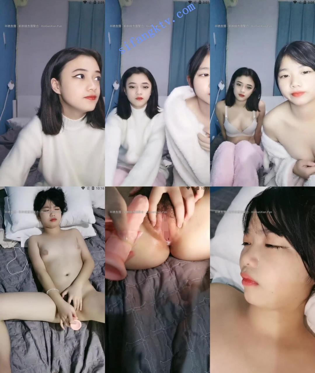 震撼登场 楚天猫 两个18岁的小妹妹玩4P啪啪道具自慰合集 图 02