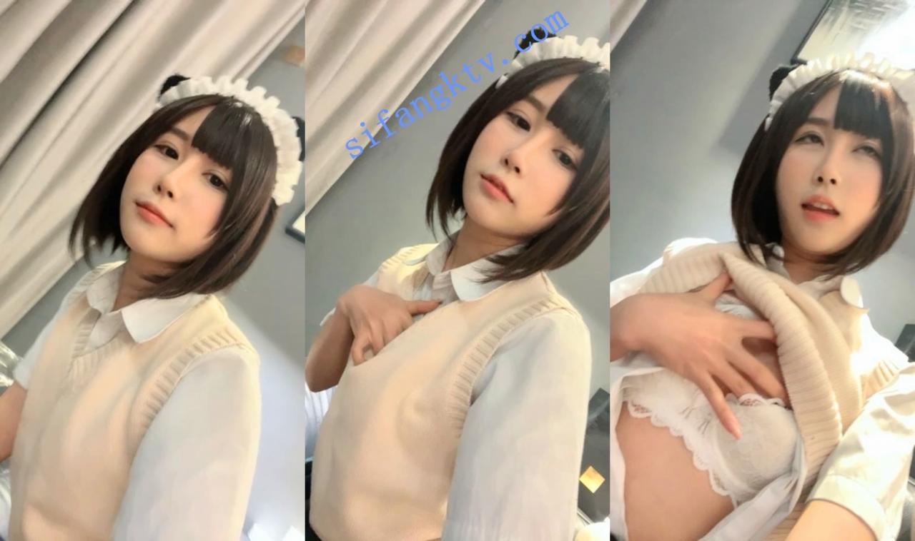 ₩ 白白白羊 1/14广州学生18岁稚气美女娇小身材收费房 图 01