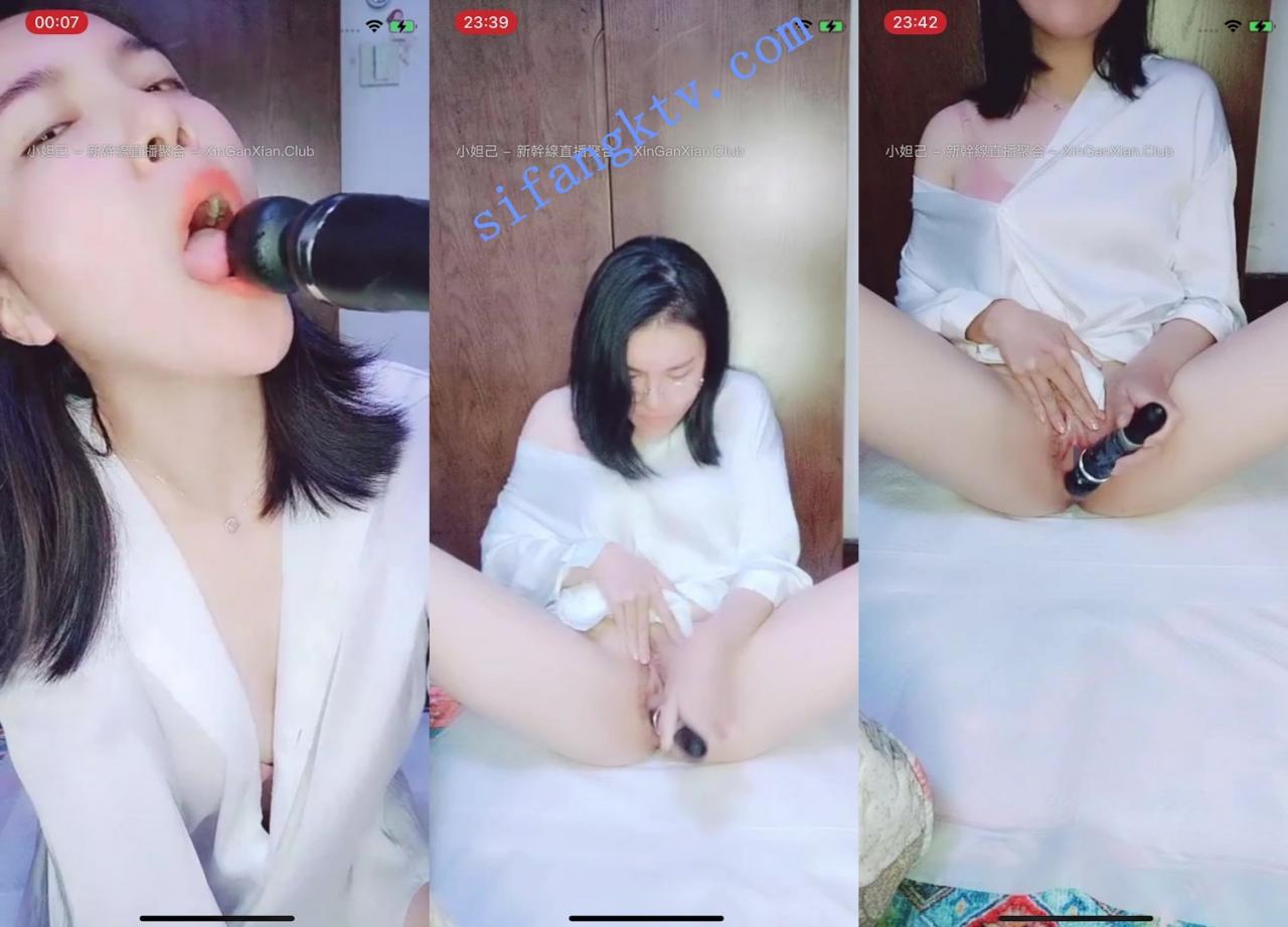 粉筱筱 气质女神穿着睡衣大黑牛自慰,两场合集 图 02