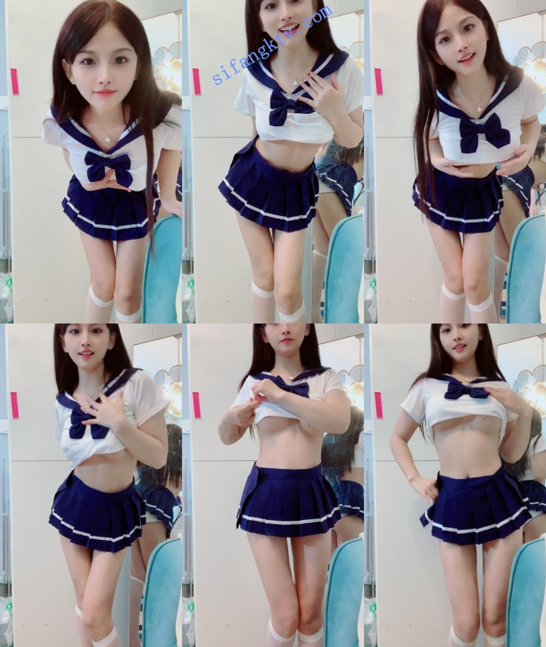 嫩模小优 明星颜值~~对镜骚舞~清纯如水 酥胸粉鲍~太美了 图 03