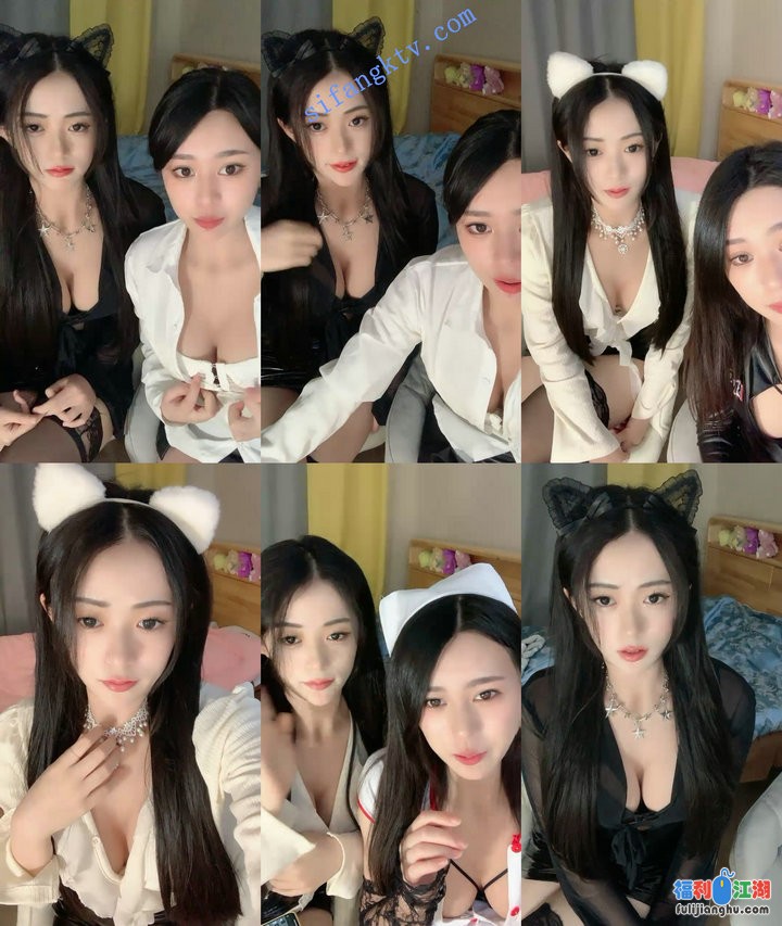 重磅推荐~新人【大乔小乔陪你玩】逆天颜值~看的鸡儿想喷火【7.8G】