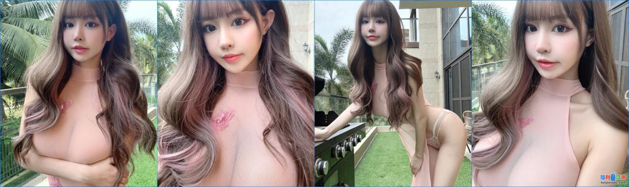 秀人网巨乳网红 朱可儿 2023最新付费福利，粉色透视大尺度【2.3G】