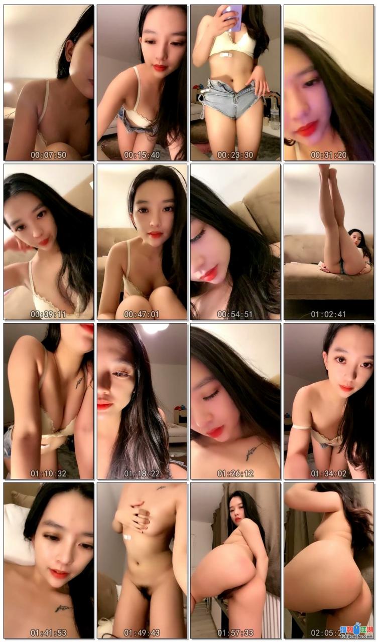 海颜值黑森林美女！掰开多毛骚穴特写，大肥臀骚逼湿哒哒【1.1G】