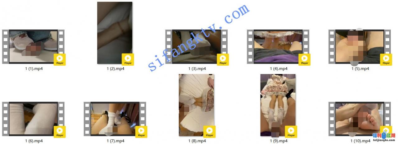 ஐ足控福利ஐ推特COS博主北池阁听M-N最新约啪足交福利【1.1G】