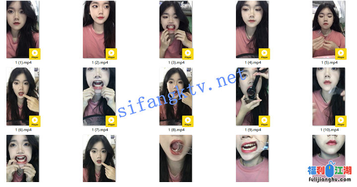 ஐ恋物癖ஐ超高颜值清纯小网红口腔定制合集x是心动的感觉【2.1G】