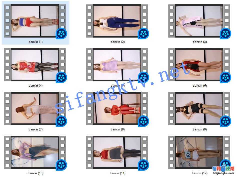 【广场舞】甜鑫–巧小君的表妹–丝袜高跟鞋双人热舞12V【0.7G】