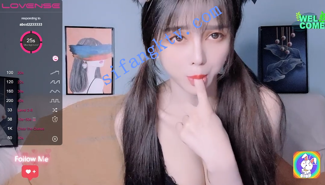 Stripchat Katherine 极品双马尾妹妹 乳夹 特写 跳蛋 自慰 图 01