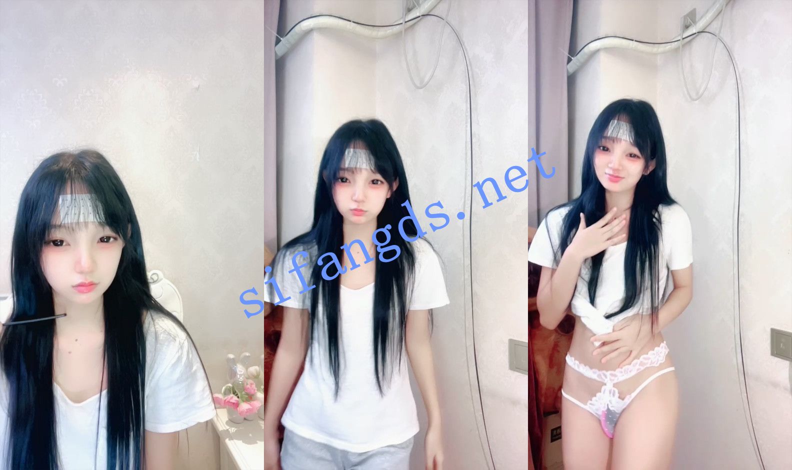 ⚡ 鬼鬼啊 让人惊叹的校花女神!脱衣舞~全身雪白~三点粉 图 07