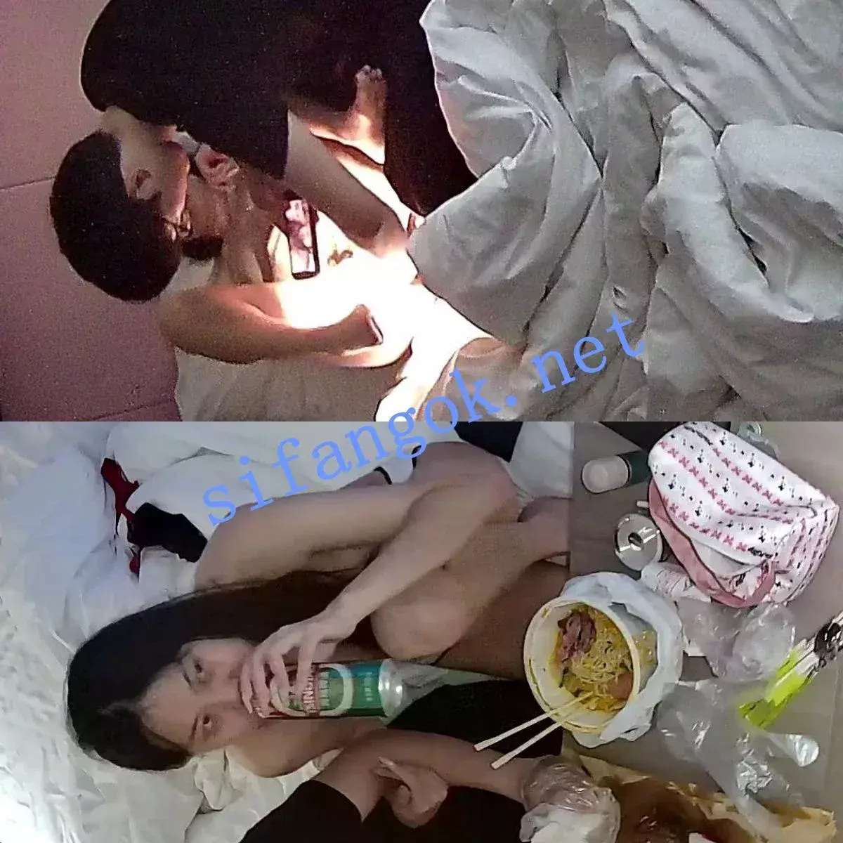 ⭐酒店偷拍:一脸清纯女孩在床上是只摇尾乞求被操的反差狗 图 03
