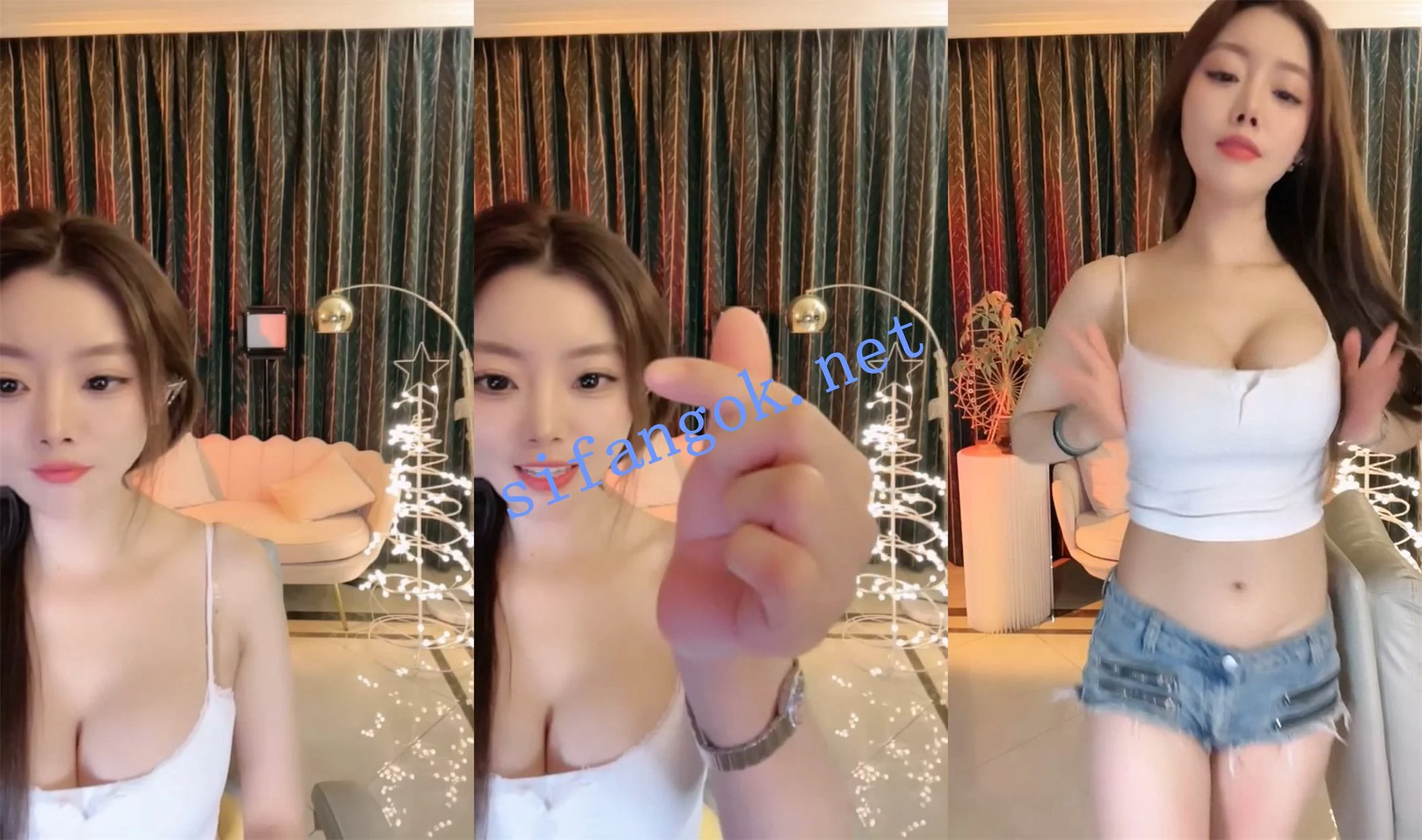 √绿播女神~【夏树】唯一的一次大秀~AV大棒自慰狂震喷水！