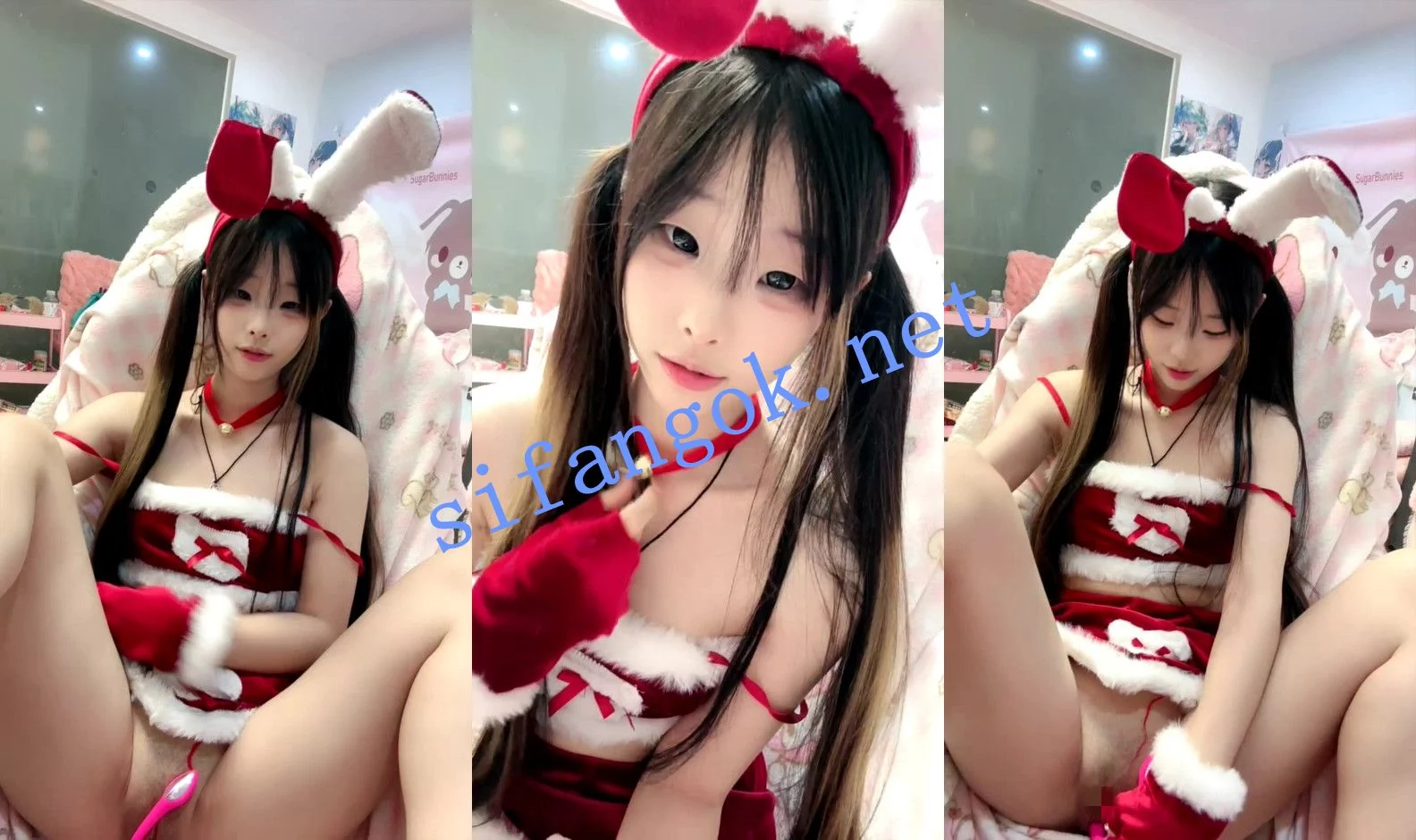 ⚡ 幼七 圣诞宝贝双马尾可爱萝莉!香香软软的小蛋糕~ 图 02
