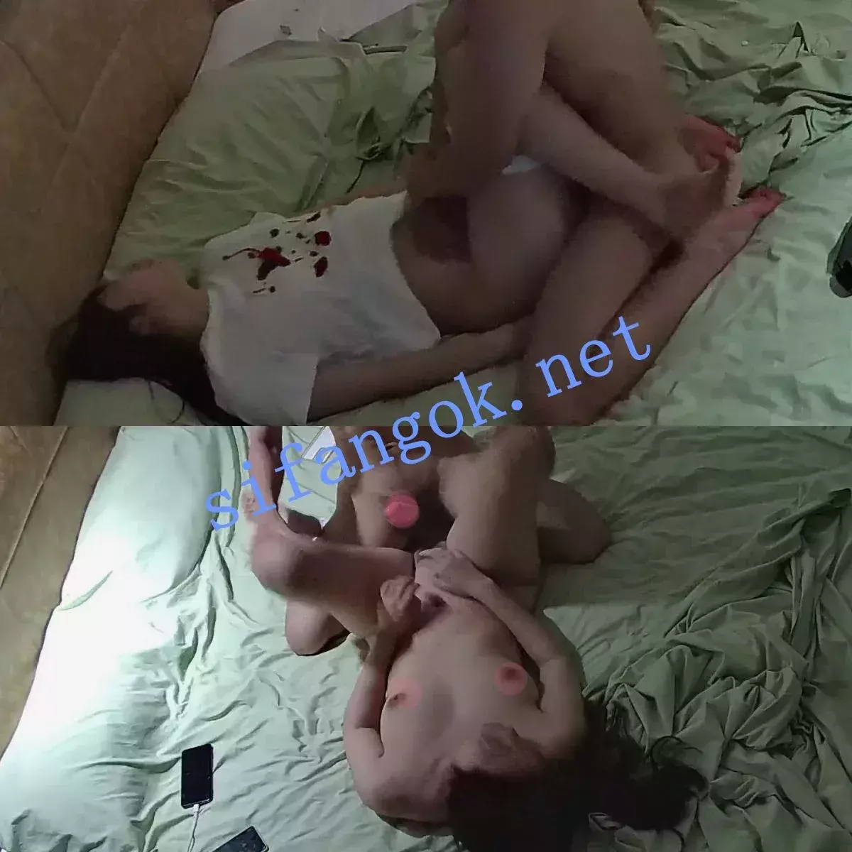⭐酒店偷拍:眼睛女大婊入住四天挨男友多次无套精液内射 图 11
