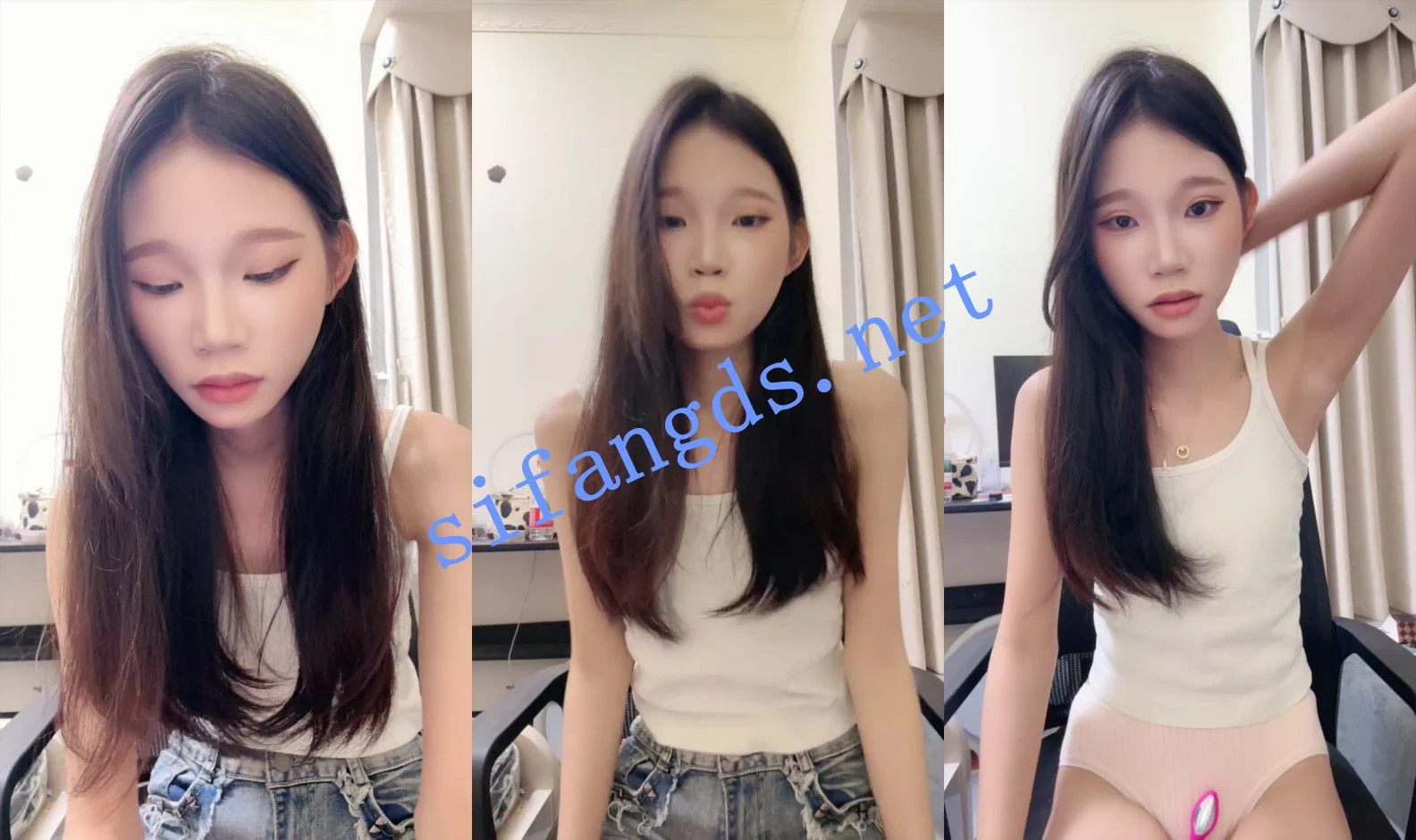 ⚡ 粉嫩少萝 高颜值苗条清纯眼镜妹下海!腿长粉逼少毛~ 图 13