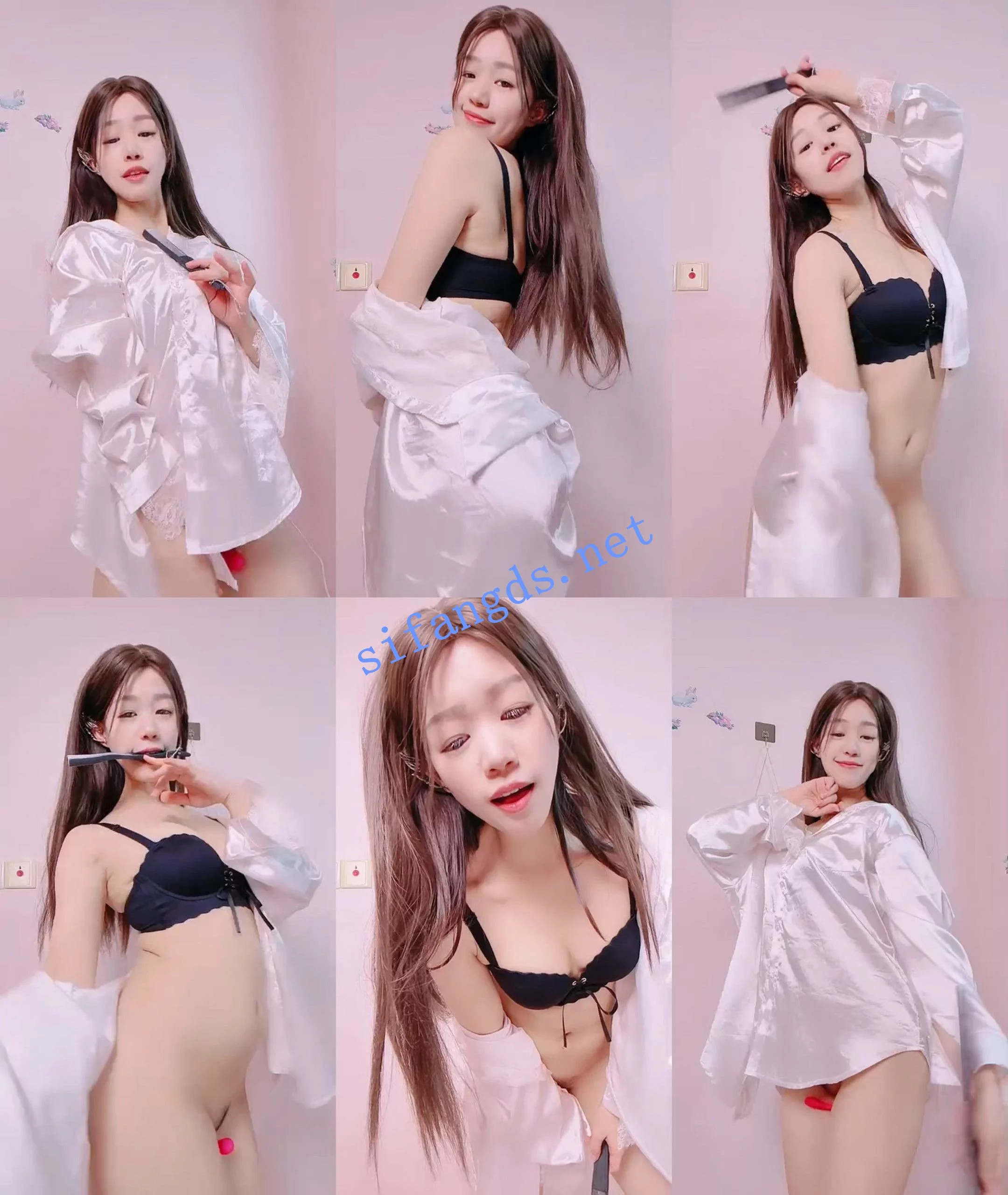 ♆ 九魅儿吖 超甜女大生! 学生服~一字马道具自慰~爽喷水! 图 02