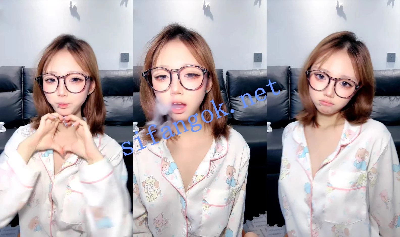 ⚡ 烧狄酱 可爱眼镜妹下海!露脸露三点卖力插逼表演!~ 图 02