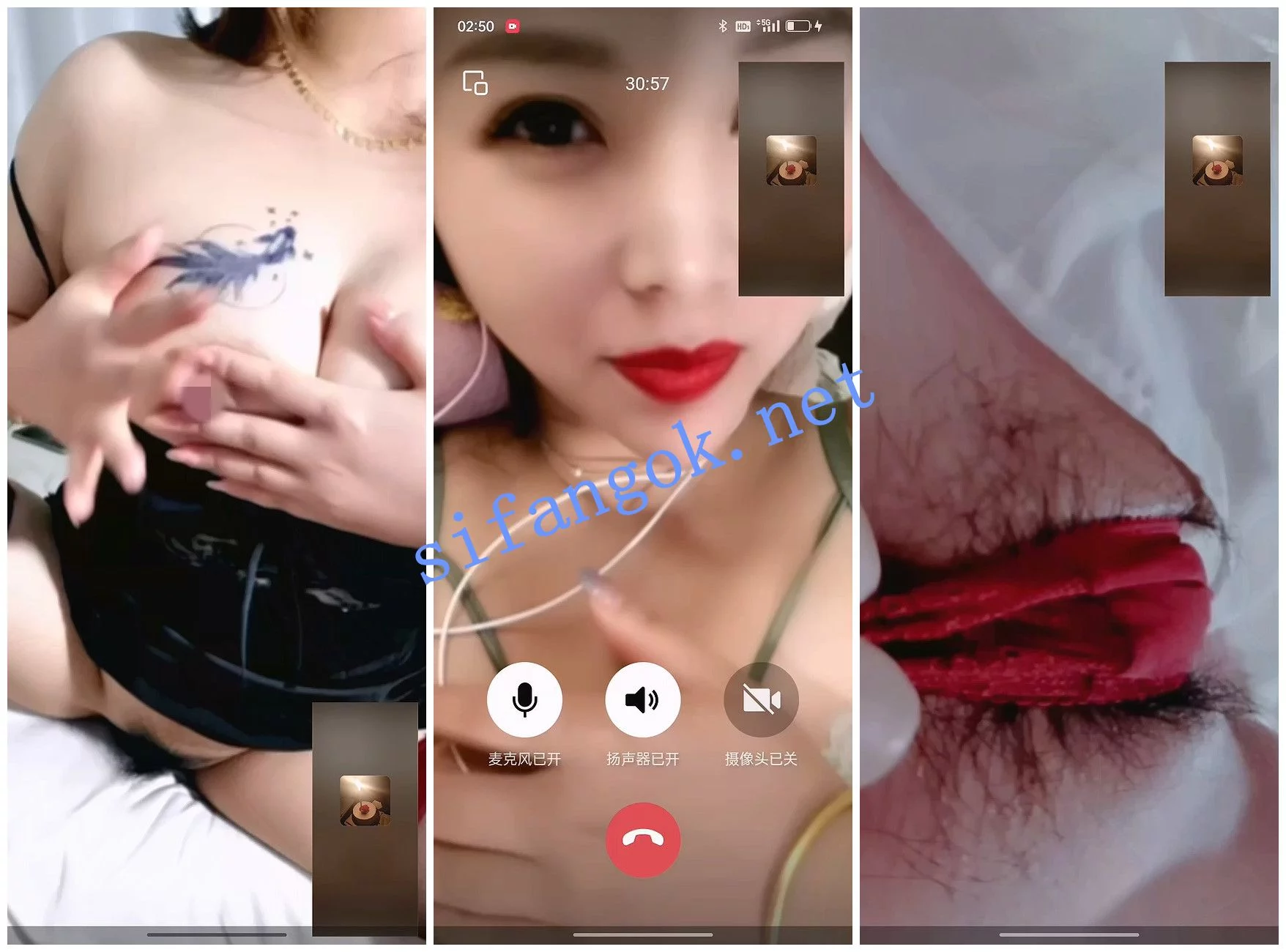 抖音福利 风骚大奶熟女 蜜桃 1V1裸聊自慰骚穴特写 图 02