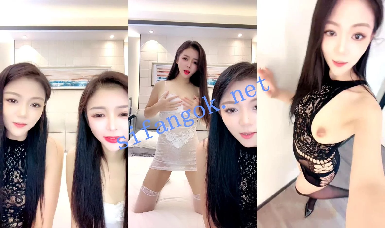 ⚡ 核弹! 甜甜好甜 酒店双飞姐妹花!轮流内射!~ 图 01