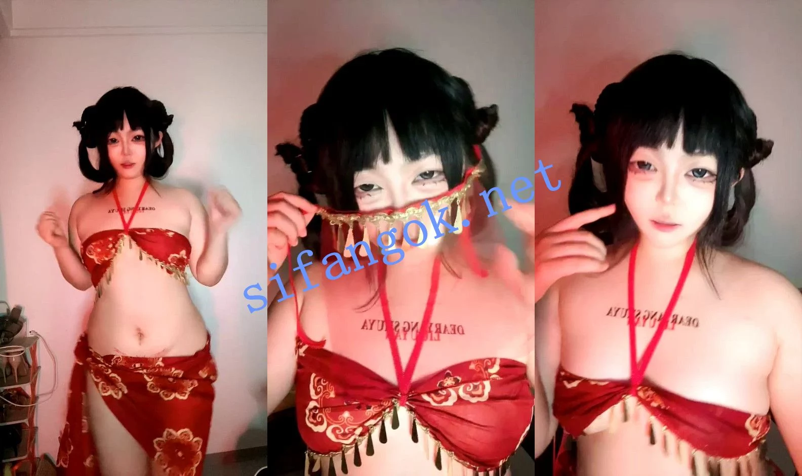⚡ 核弹! 魅魔米米 性感魅魔~丰乳肥臀~cosplay~真骚~ 图 14