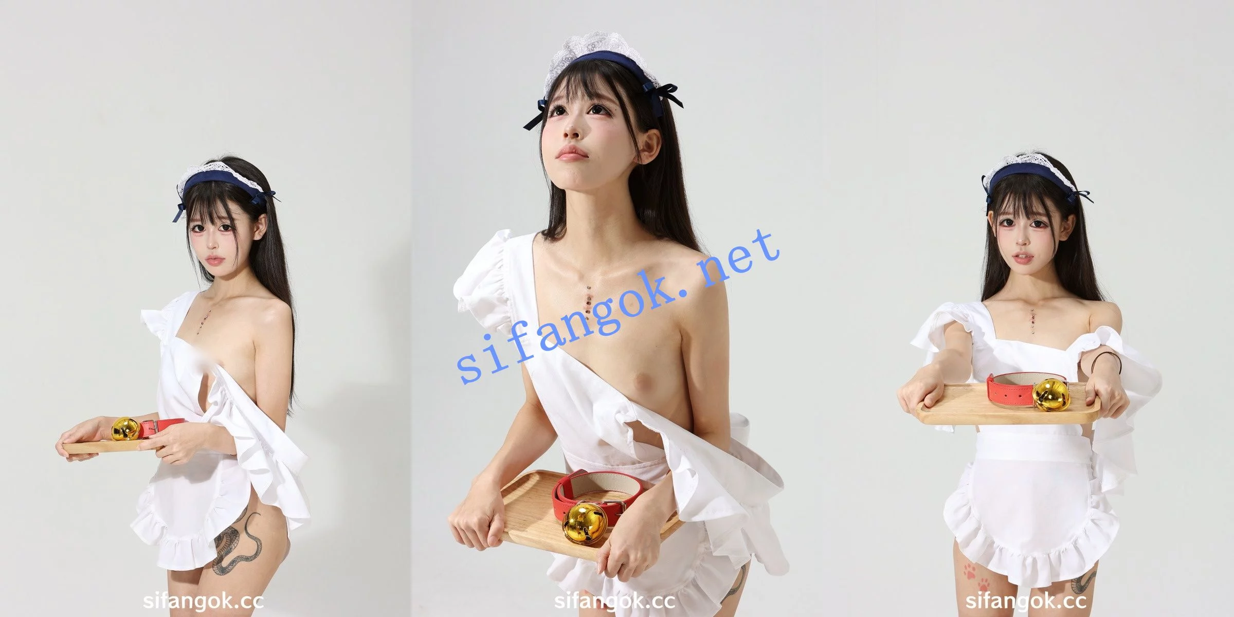 超精品 可爱清纯少女模特 棚拍女仆 极品身材 超纯颜值 图 06