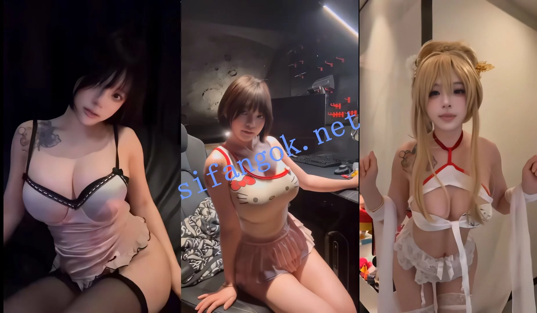 抖音 一一一呀 百万网红小嫩妹 情趣写真19V 图 07