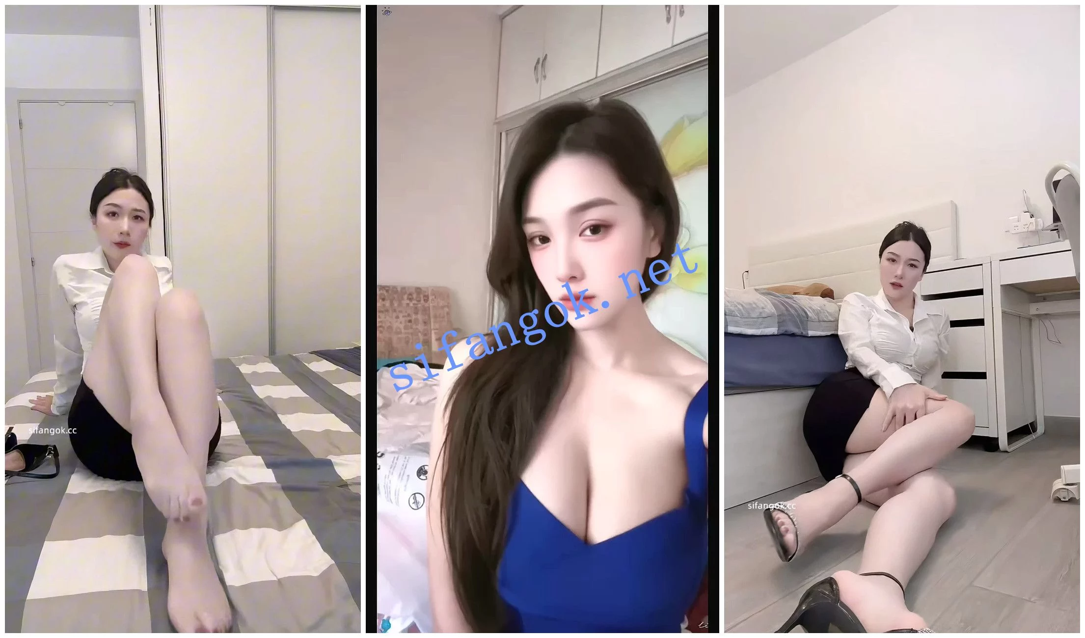 快手福利 气质长腿宝妈 宽宽妈妈/大栗 脸穴同框自X 图 06