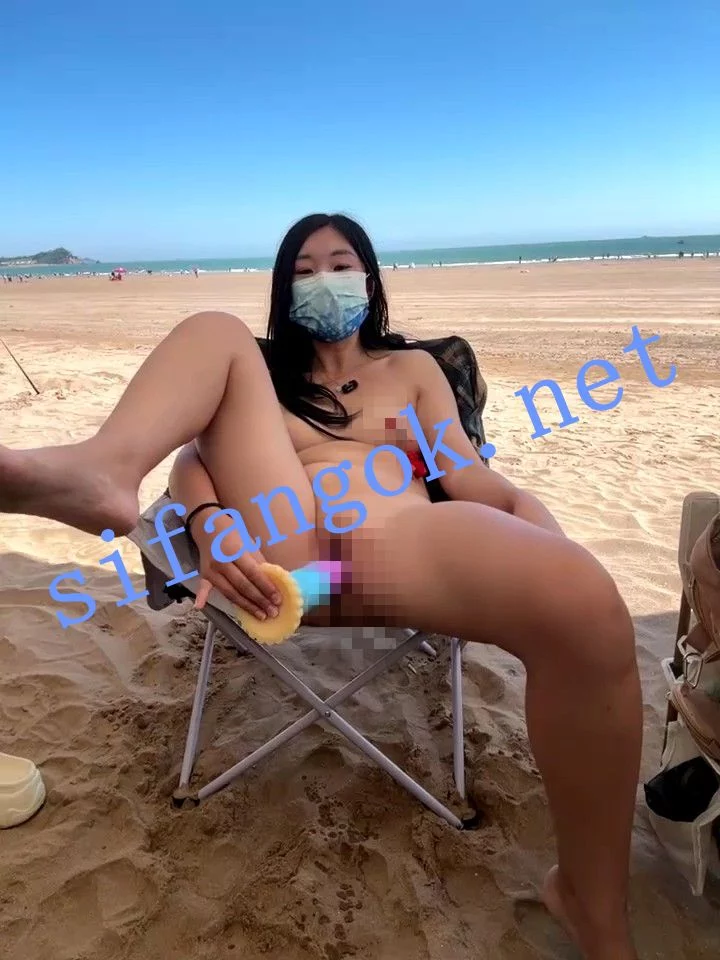 ☛ST开票 shaovu 海边沙滩激情露出全裸自慰抽插 图 05